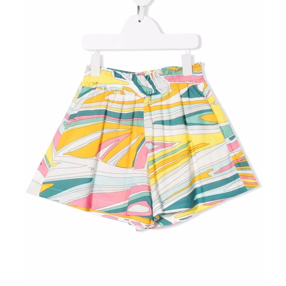 Emilio Pucci Multicolor Kids Shorts